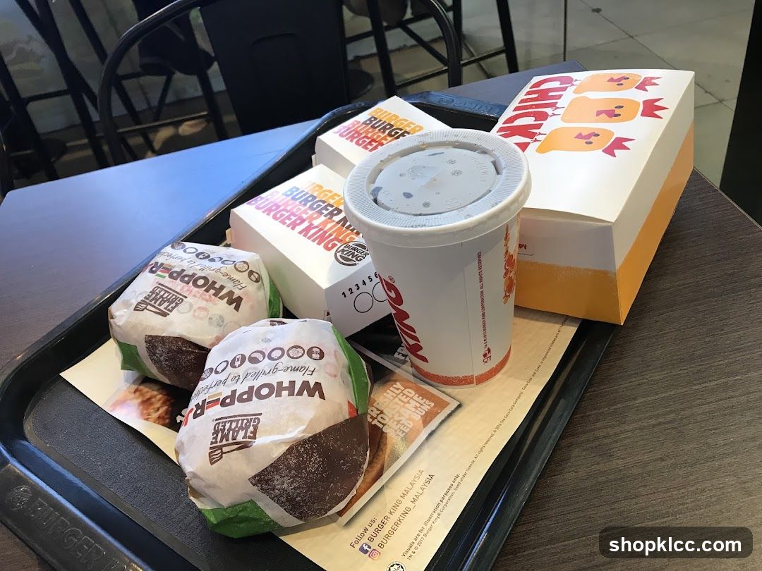 Burger King Meal Tray