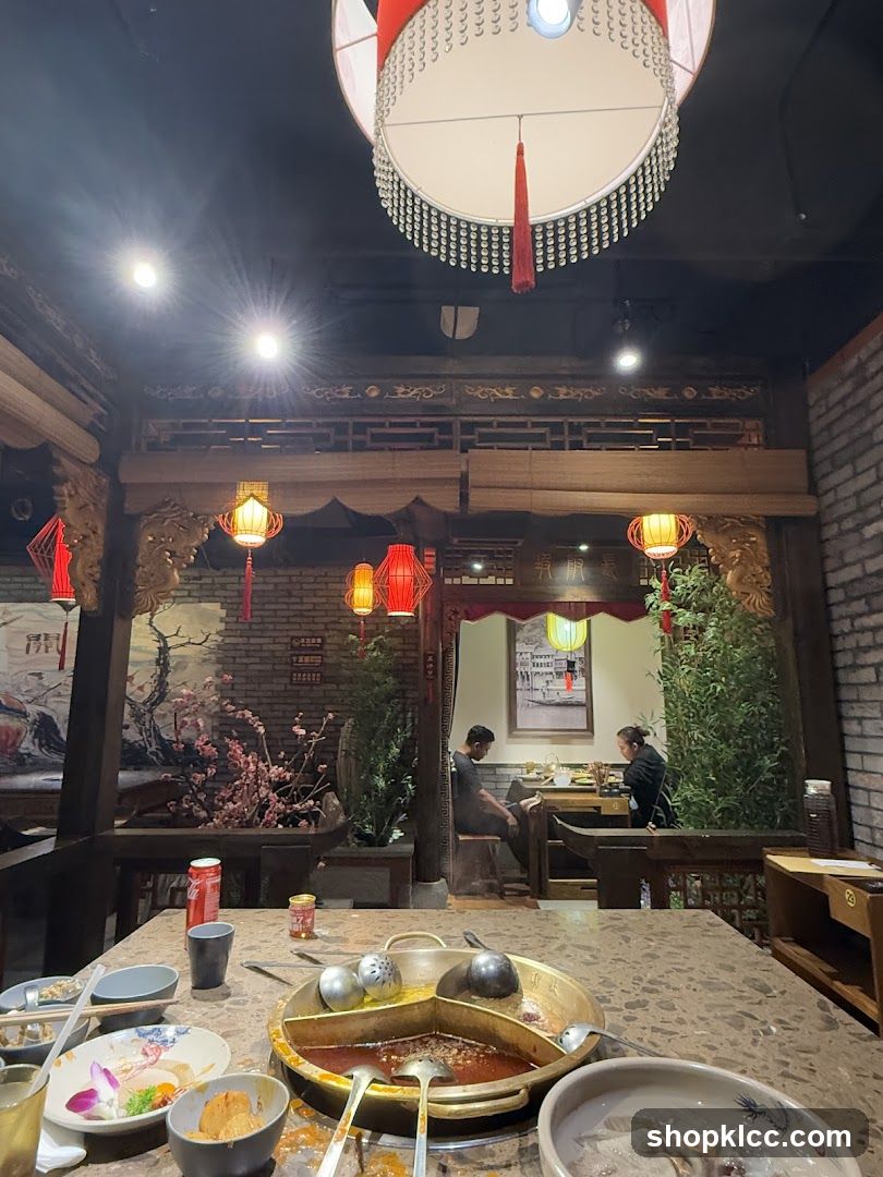 Chinese Hotpot Restaurant Interior