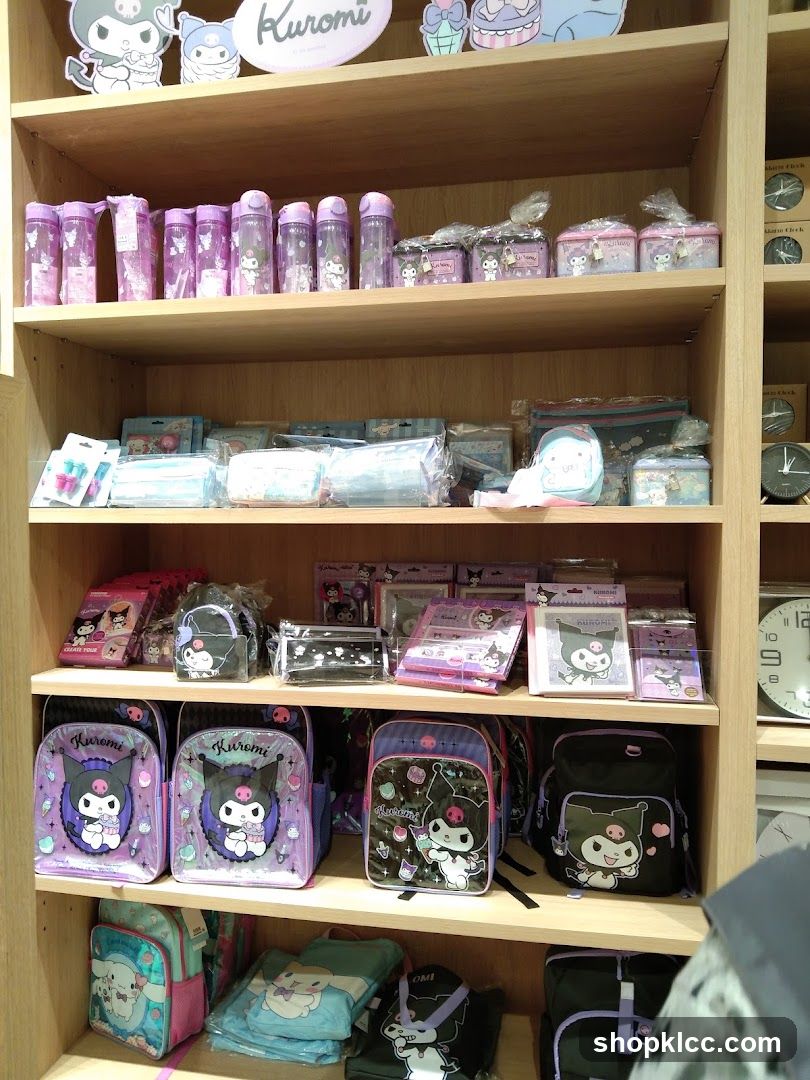 Kuromi Merchandise Display