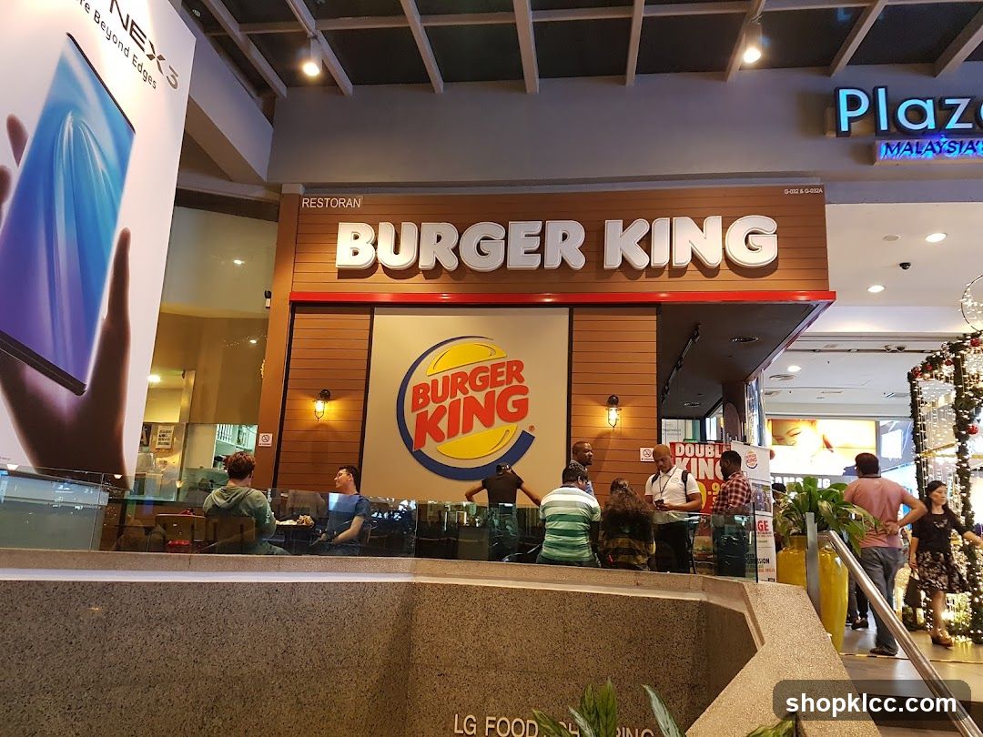 Burger King Storefront in Mall