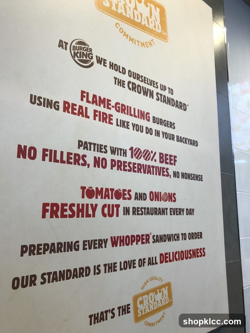 Burger King Crown Standard Poster