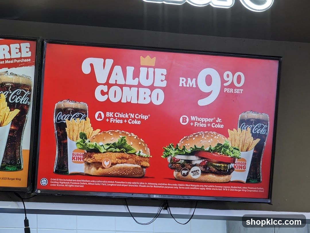 Burger King Value Combo Ad
