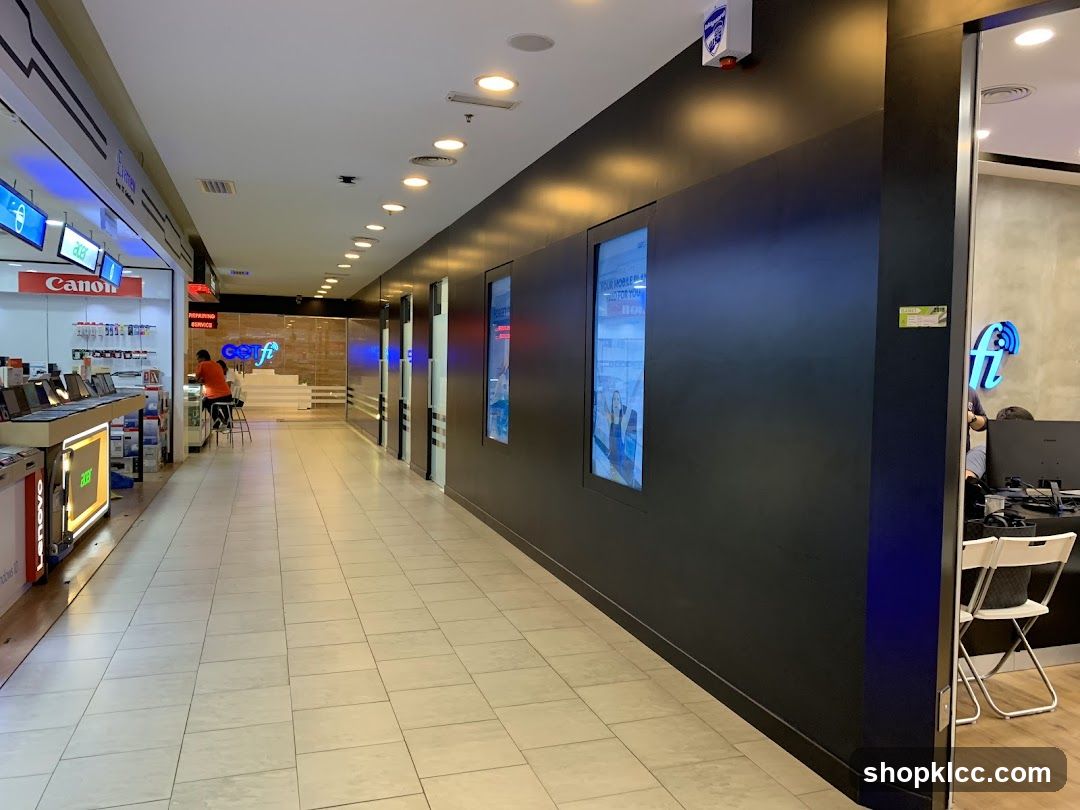 Shopping Mall Corridor Interior