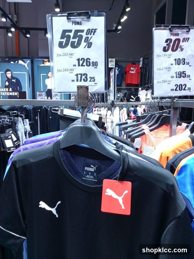 Puma Sale Display