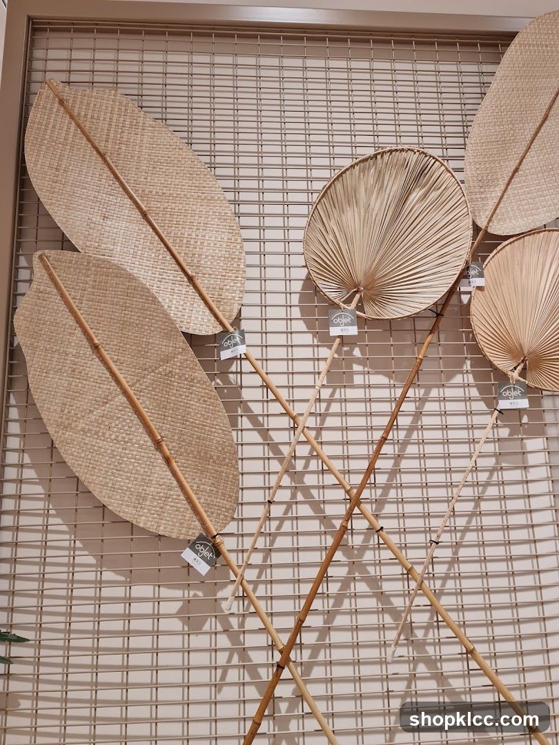 Woven Palm Leaf Fans