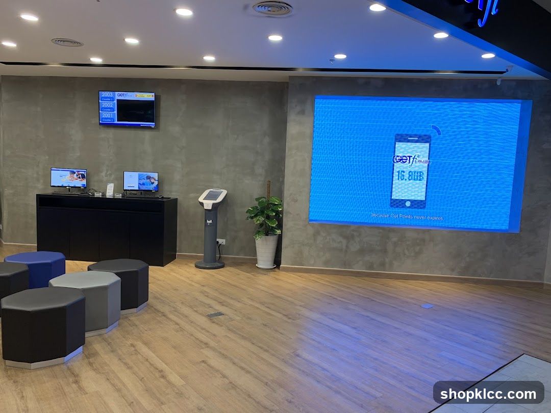Interior of a modern reception area