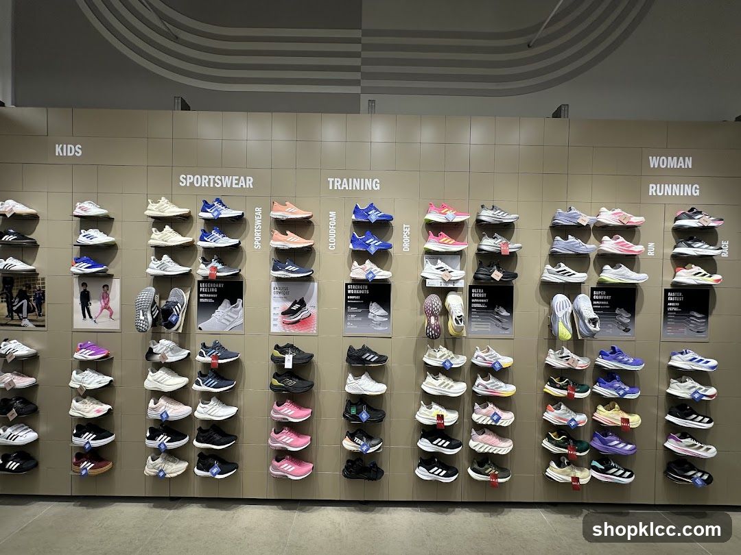 Adidas Shoe Display