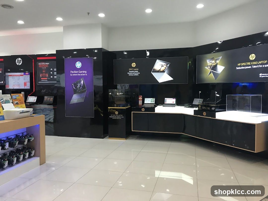 HP Electronics Store Interior