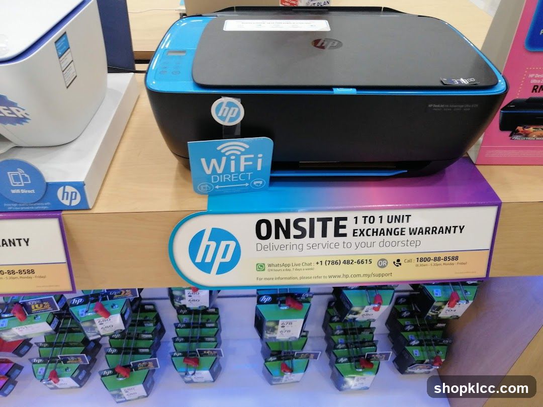 HP Printer Display