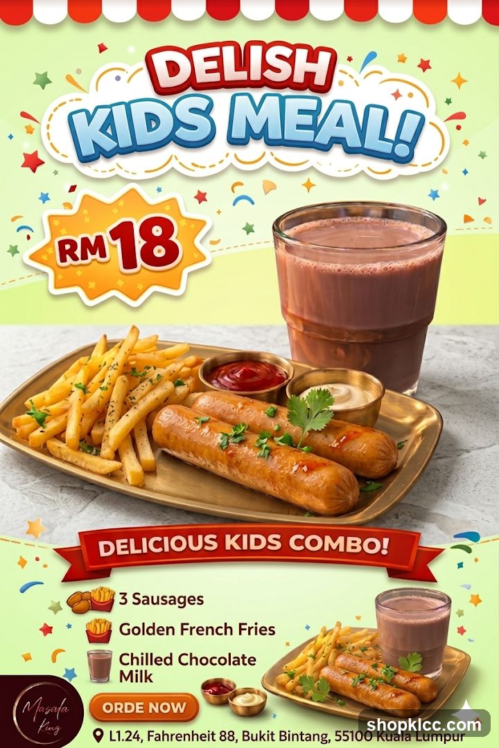 Delish Kids Meal Ad