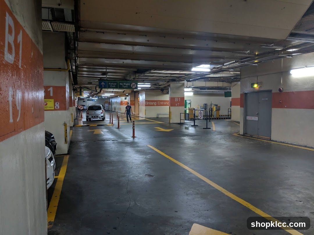 Underground Parking Garage Interior