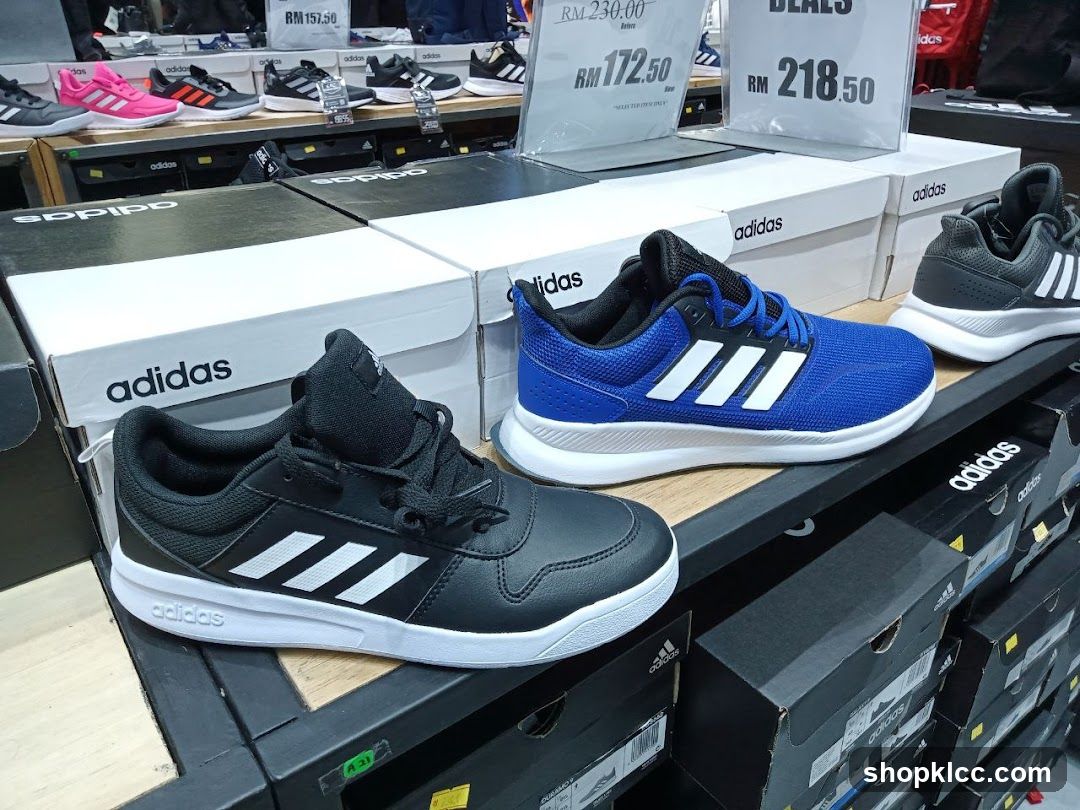 Adidas Shoes Display