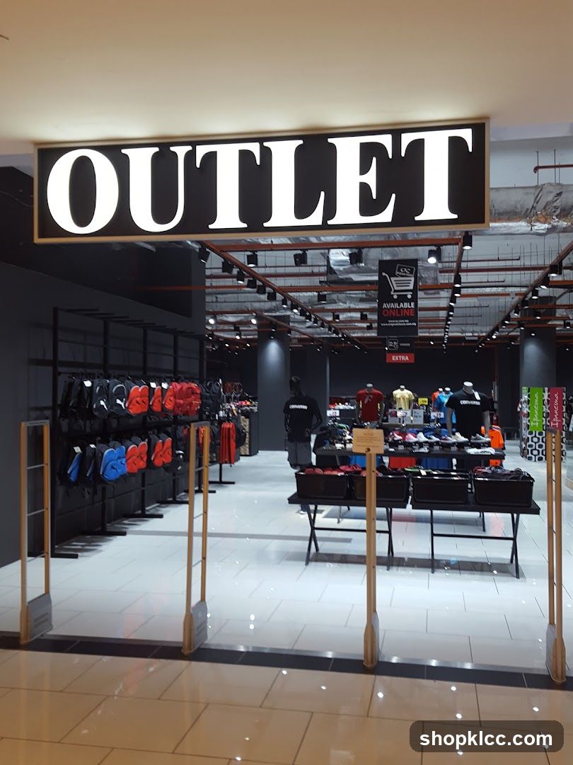 Outlet Store Entrance