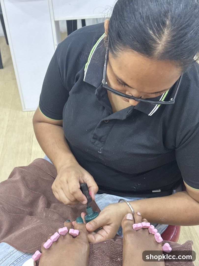 Pedicure Application