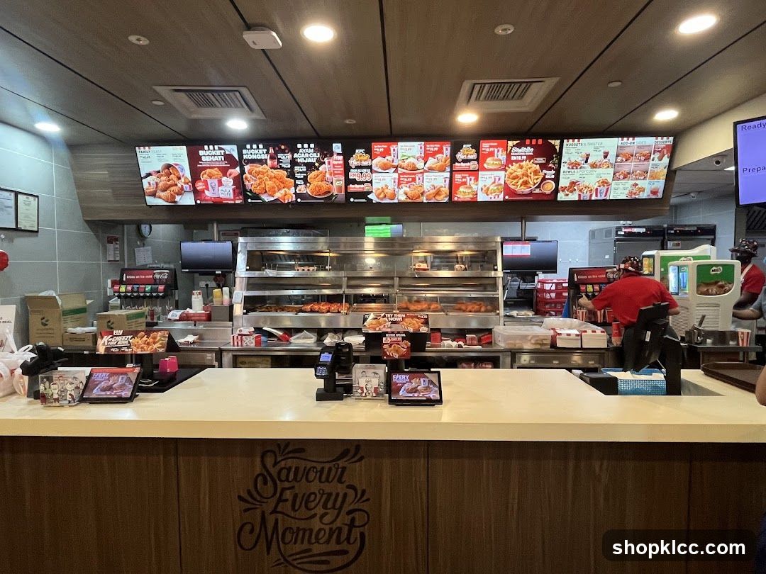 Fast Food Counter Interior