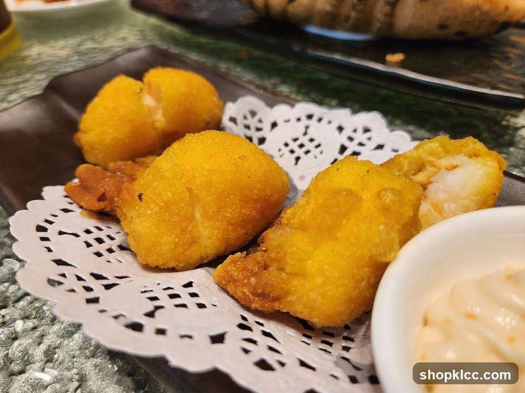 Fried Seafood Bites with Dip