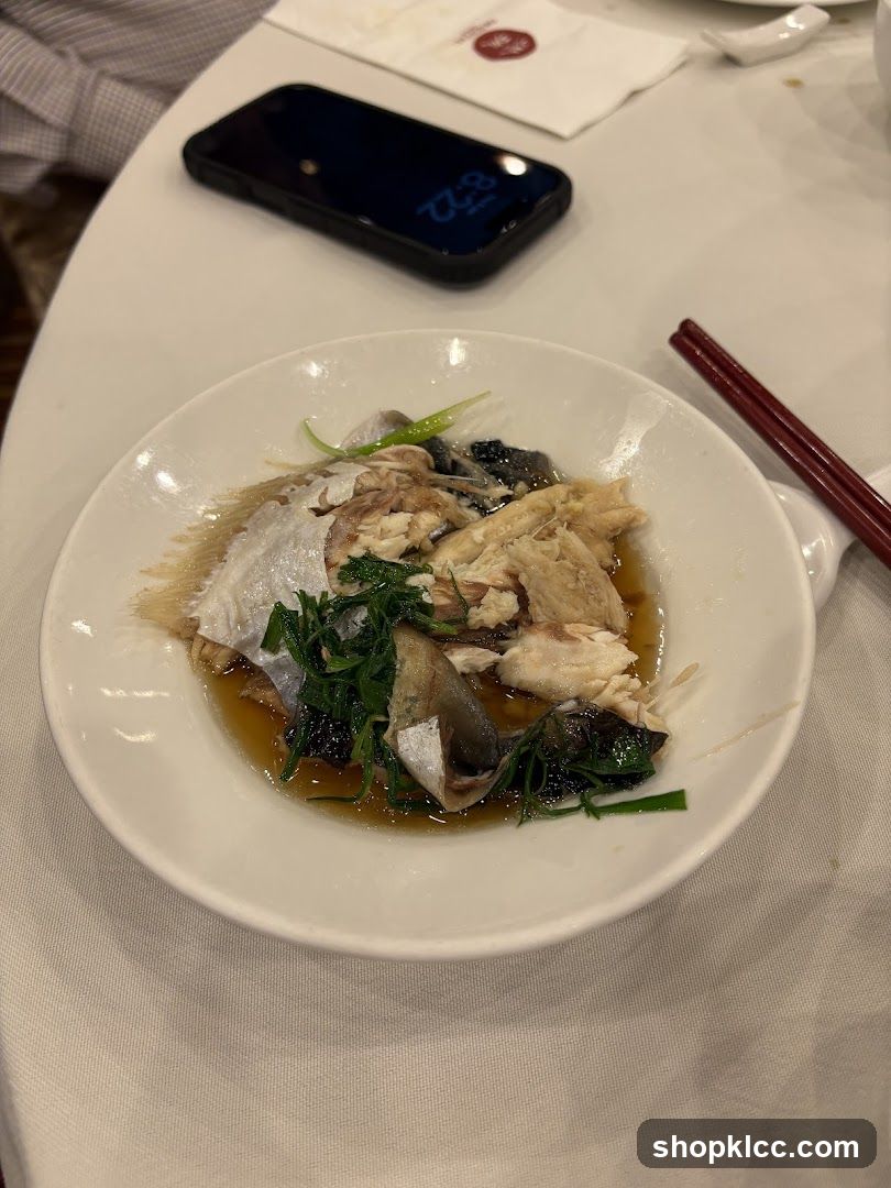Steamed Fish Dish