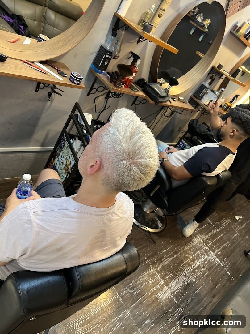 Barbershop Interior Scene