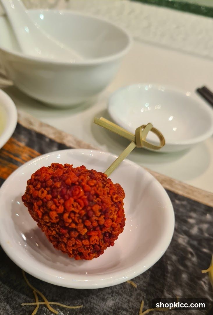 Fried Lychee Appetizer