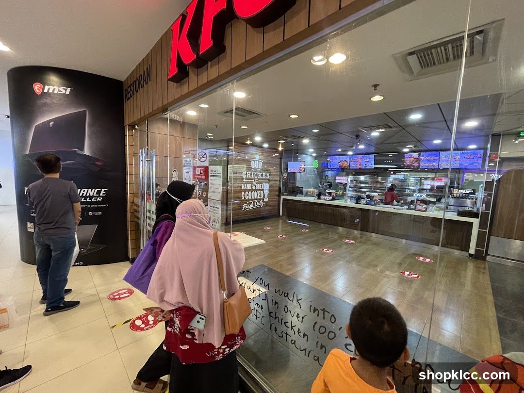 KFC Store Interior View with MSI Ad