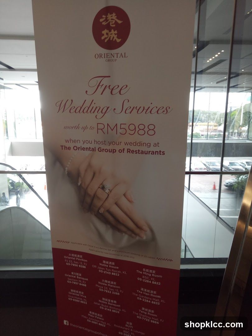 Oriental Group Wedding Services Promotion