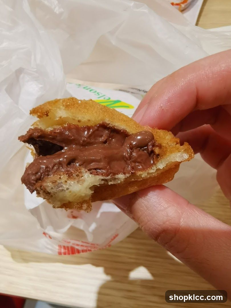 Fried Pastry with Chocolate Filling