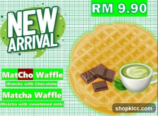 New Arrival Matcha Waffle