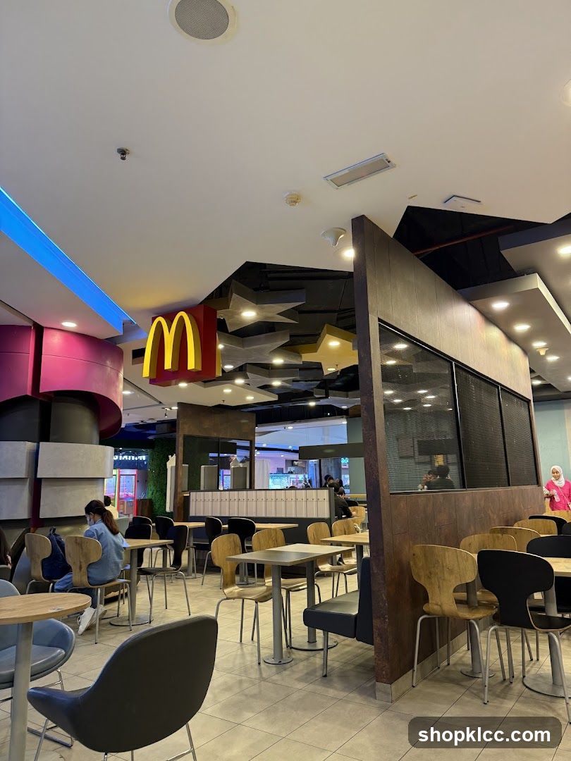 McDonald's Interior Dining Area