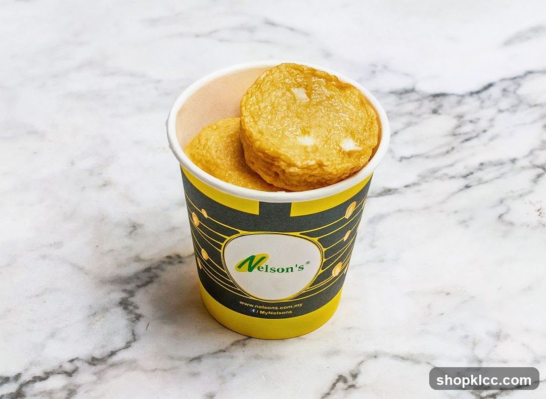 Fried Fish Cakes in a Cup
