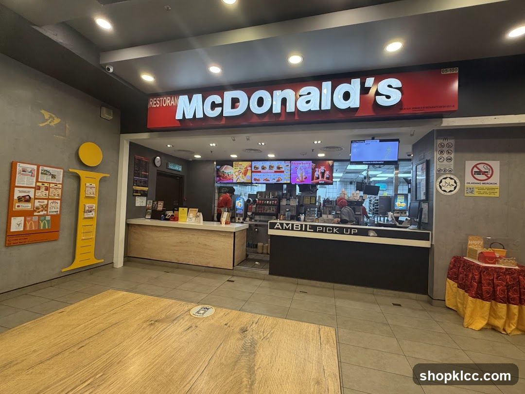 McDonald's Interior View