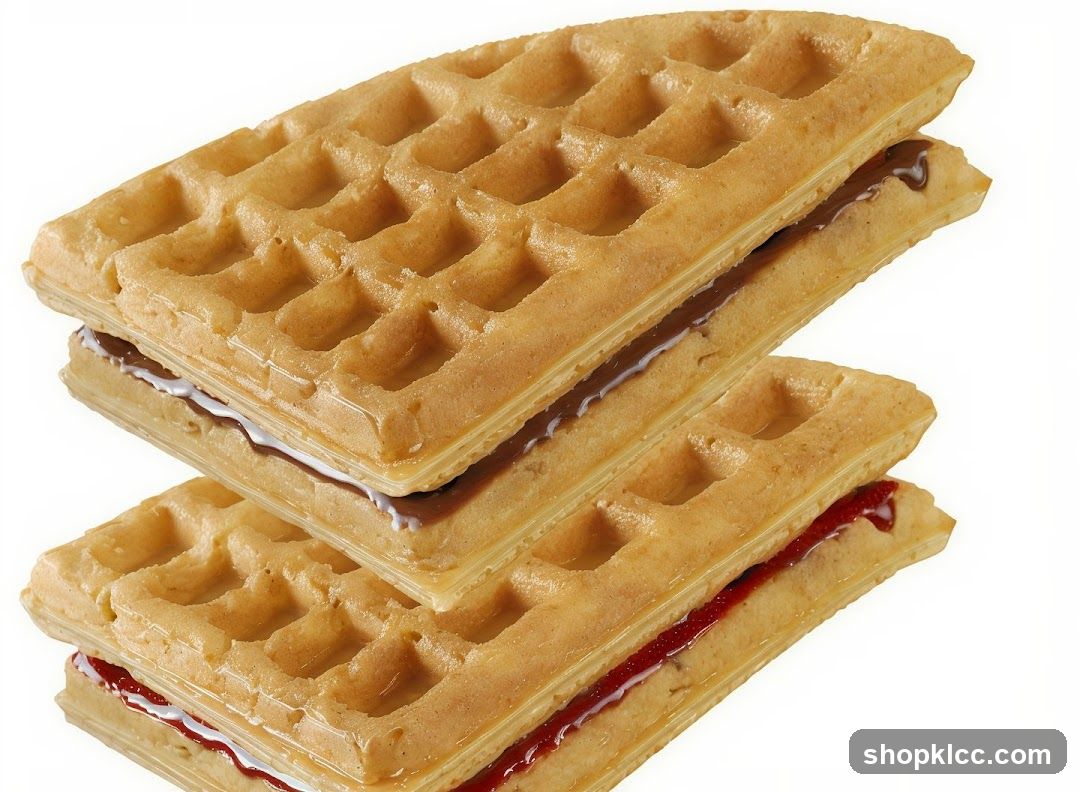 Two Waffles with Fillings
