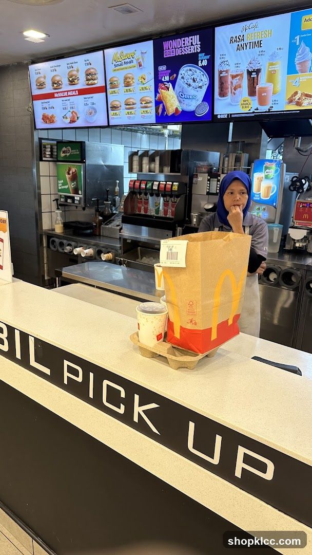 McDonald's Pickup Counter