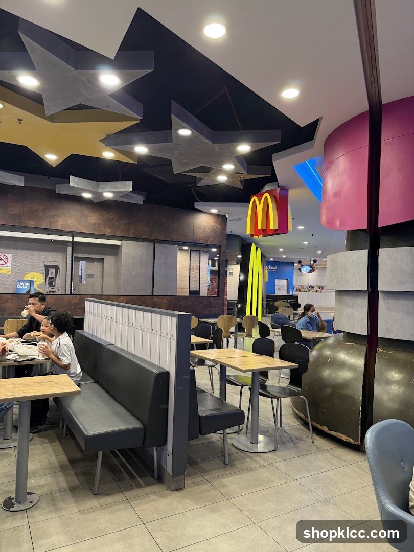 McDonald's Interior Dining Area
