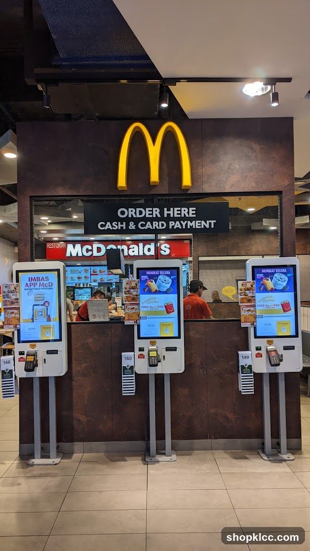 McDonald's Self-Ordering Kiosk Area