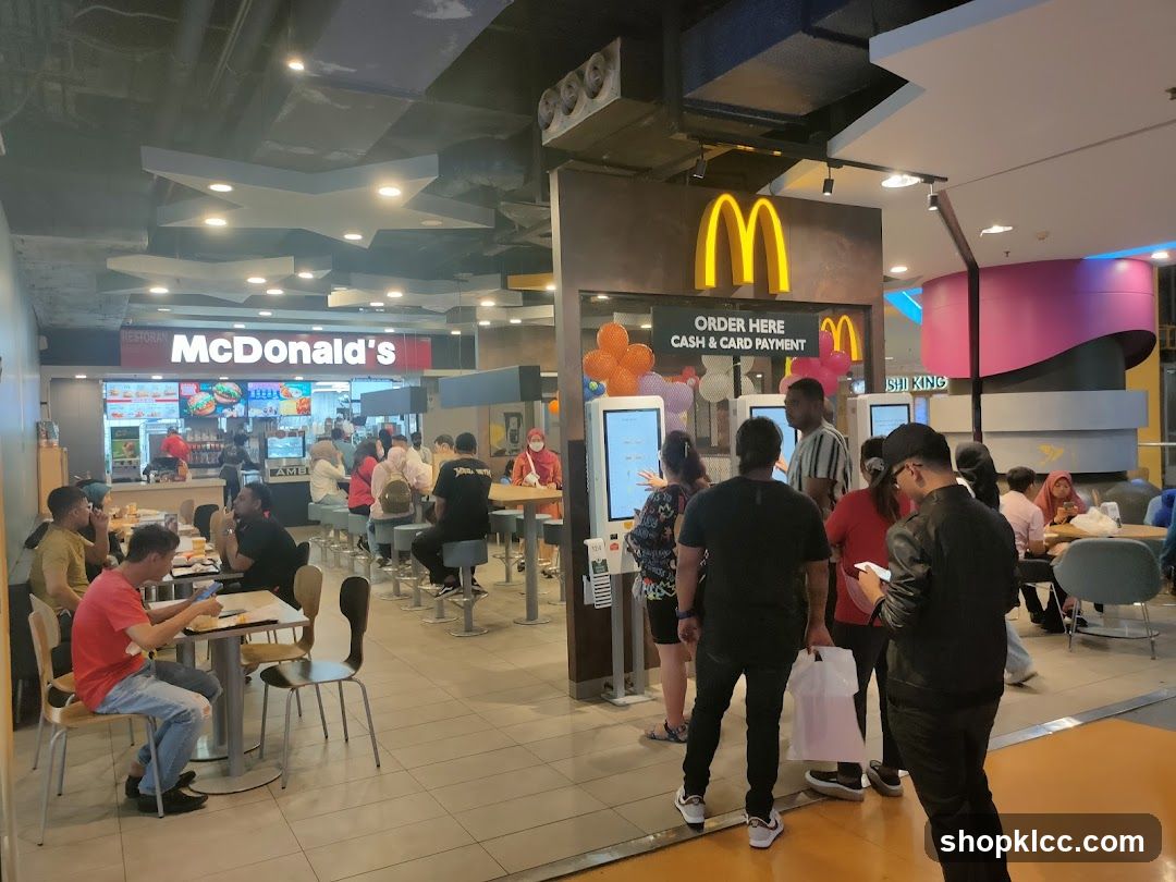 McDonald's Interior and Ordering Area