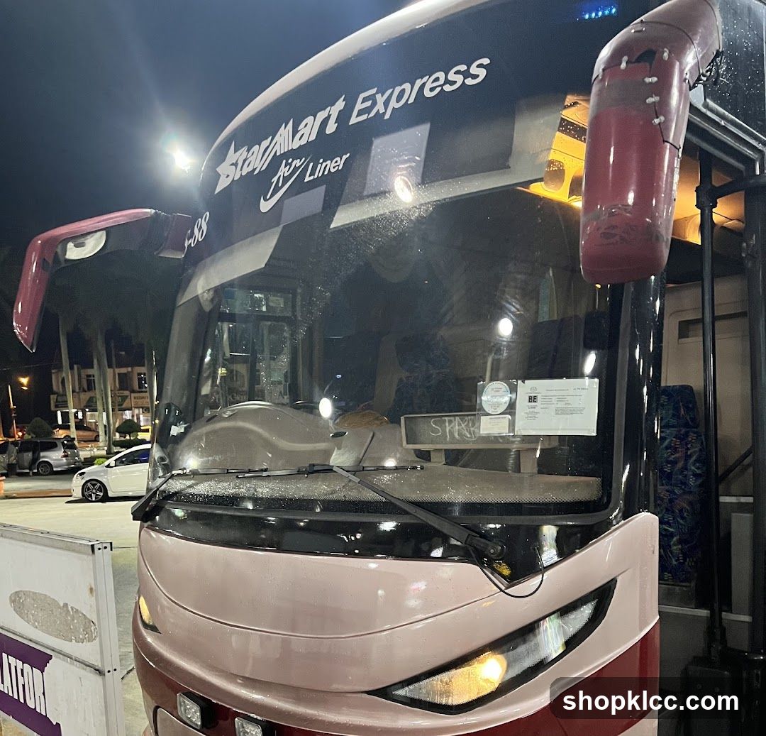 StarMart Express Bus Interior View