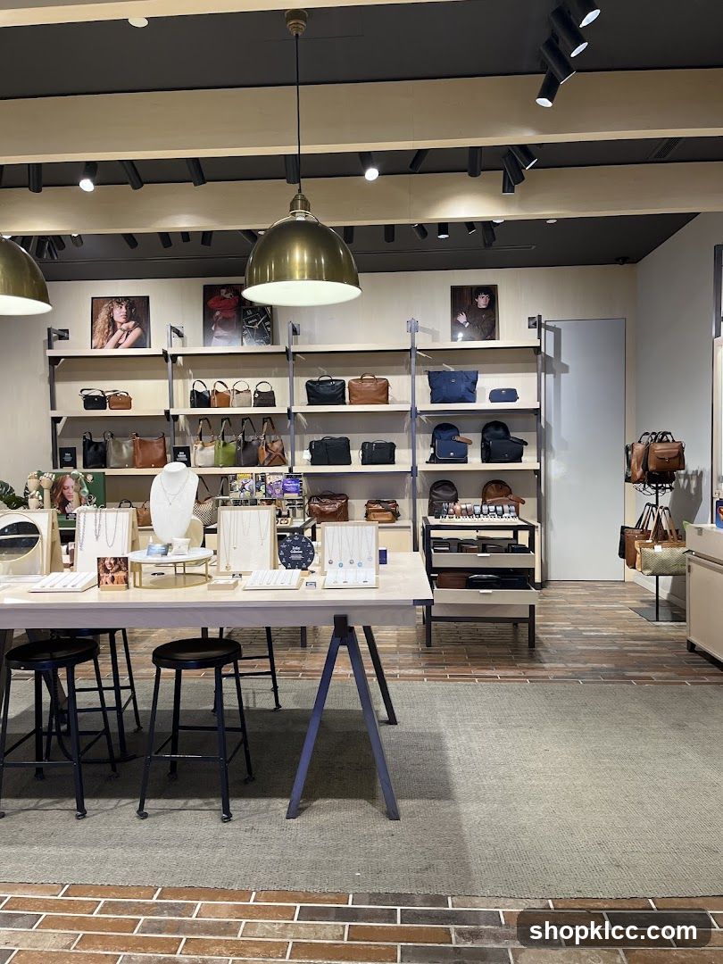 Bags and Jewelry Display