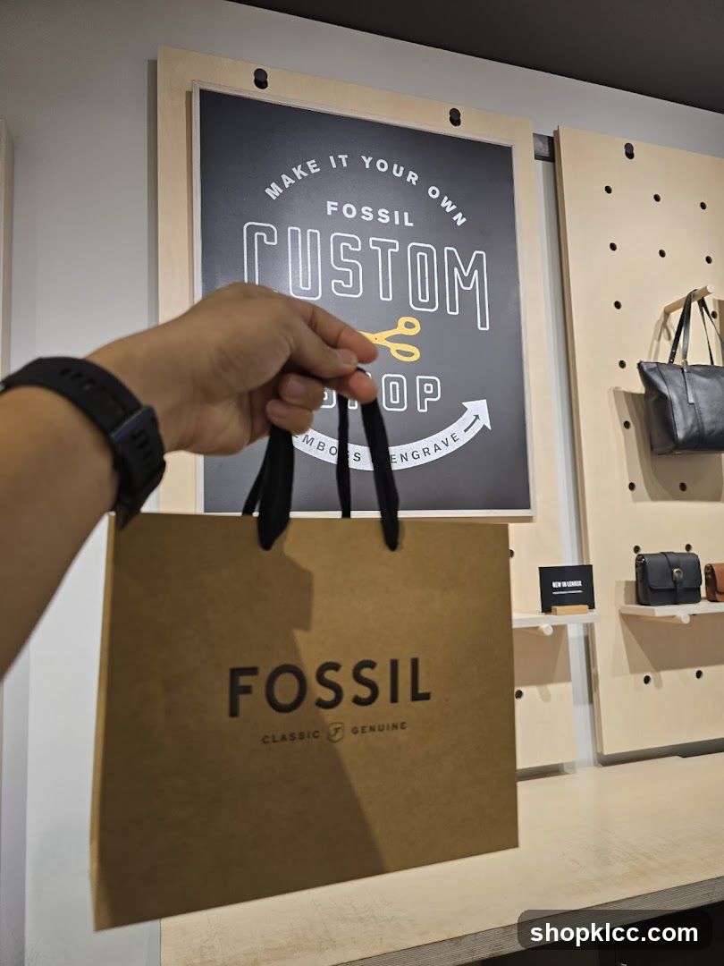 Fossil Custom Shop Display