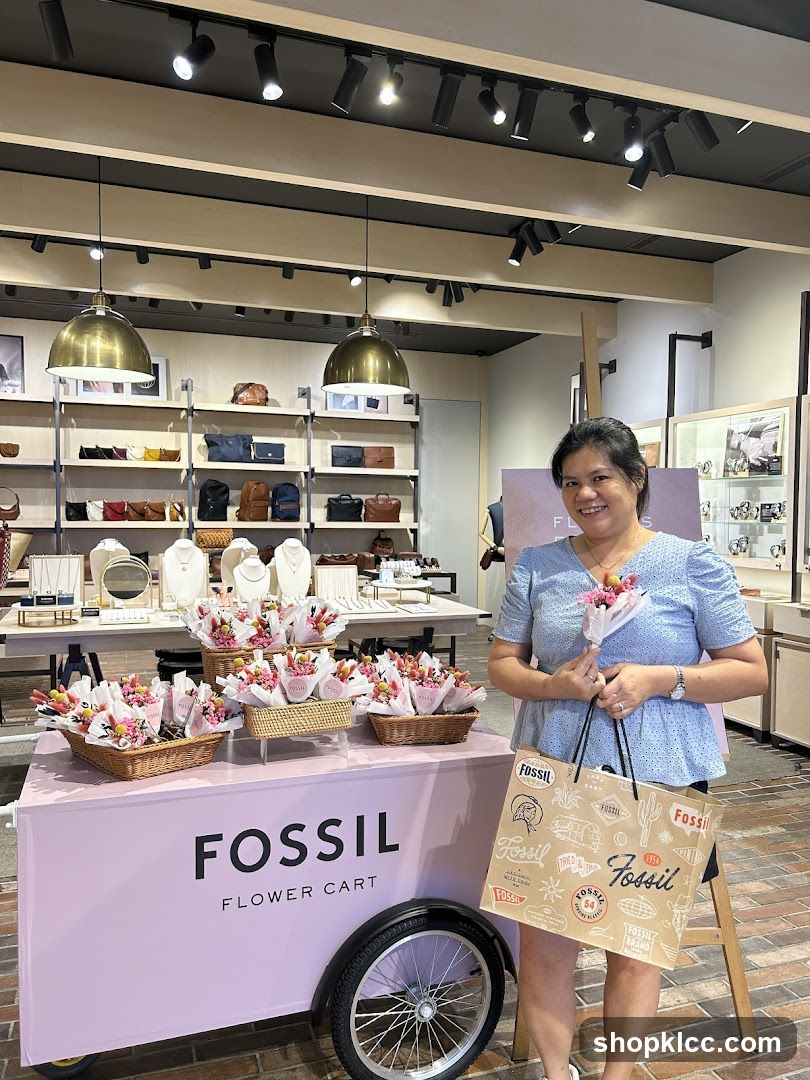 Woman with Fossil Flower Cart