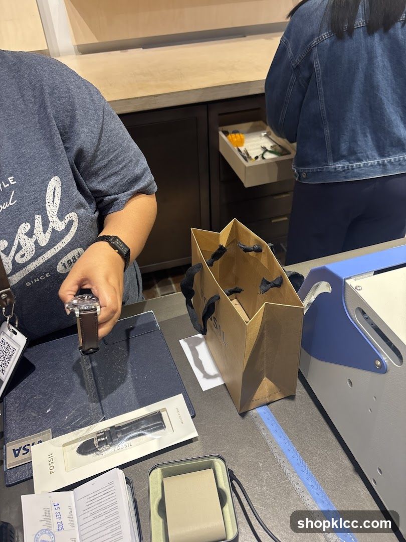 Watch Store Counter