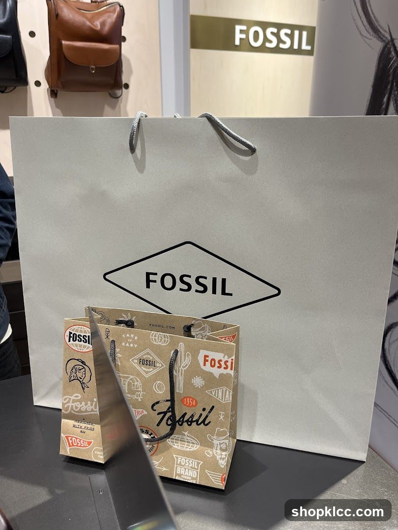 Fossil Shopping Bags