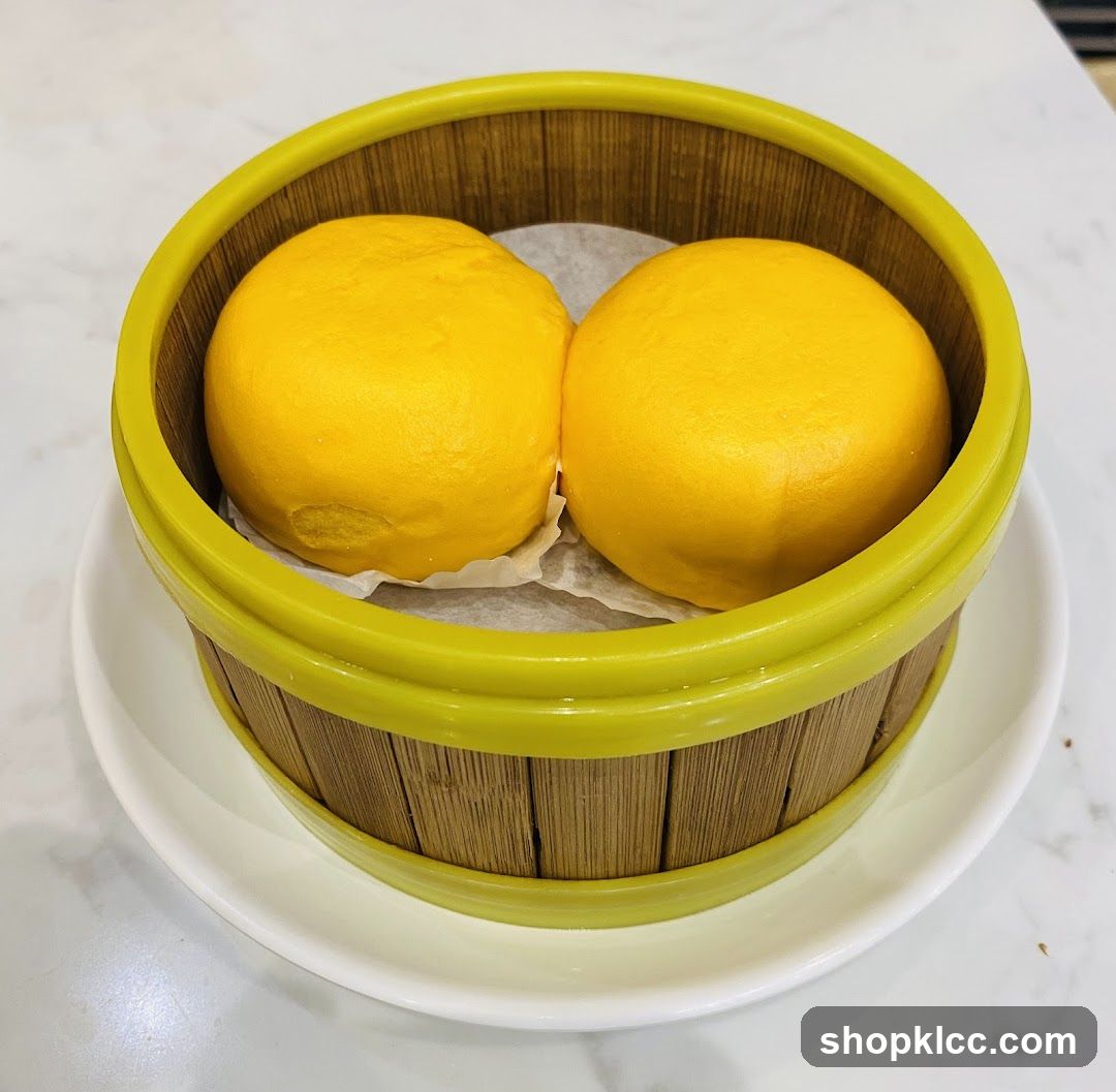 Steamed Buns in Bamboo Basket