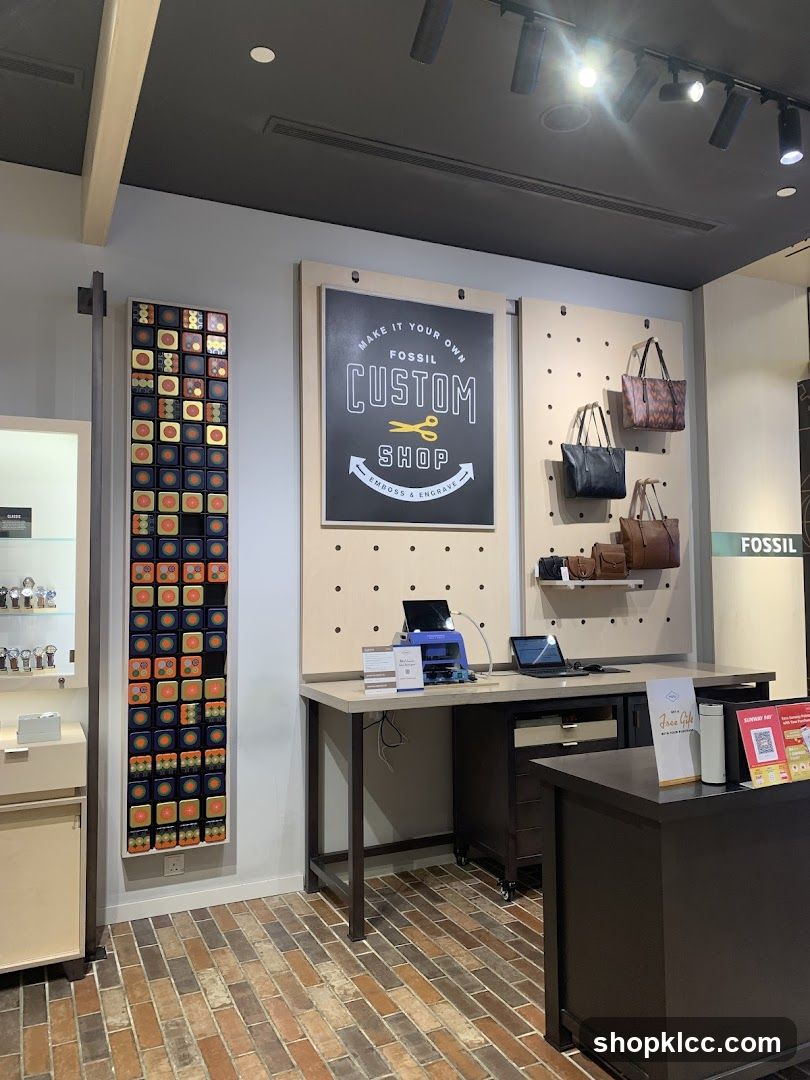Fossil Custom Shop Display
