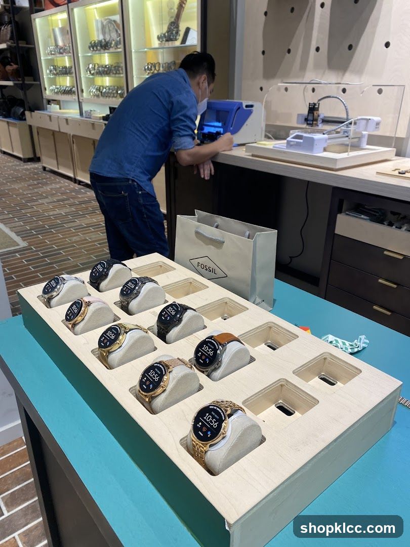 Fossil Store Display
