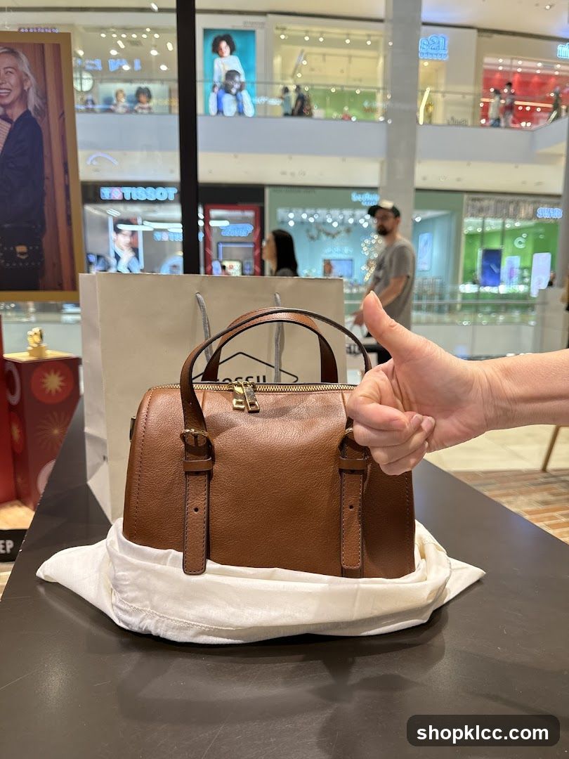 Brown Leather Handbag