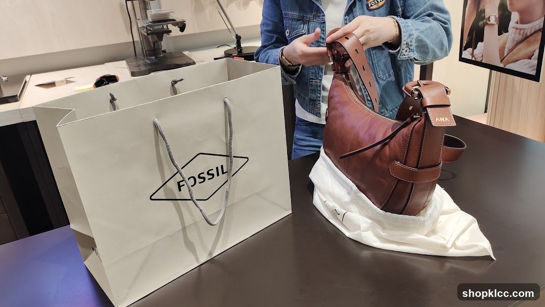 Fossil Handbag and Shopping Bag
