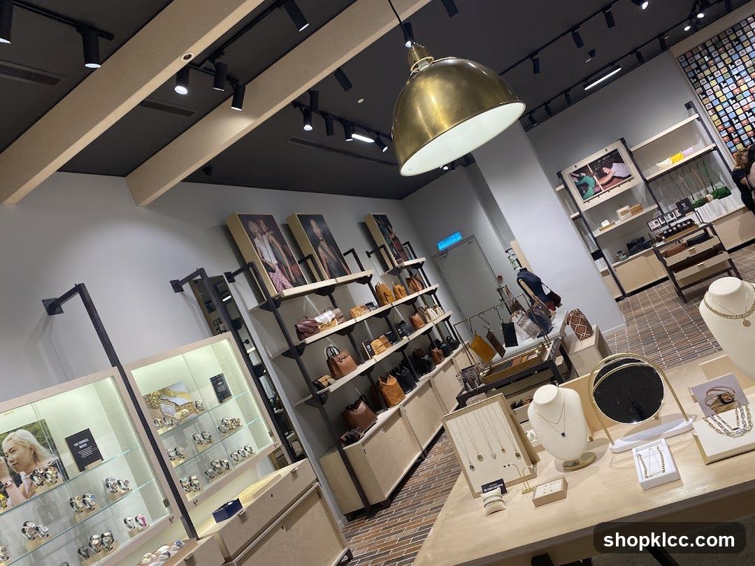 Store Interior with Handbags and Jewelry