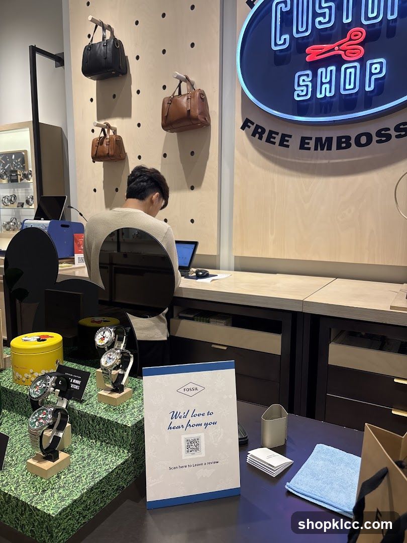 Fossil Store Interior