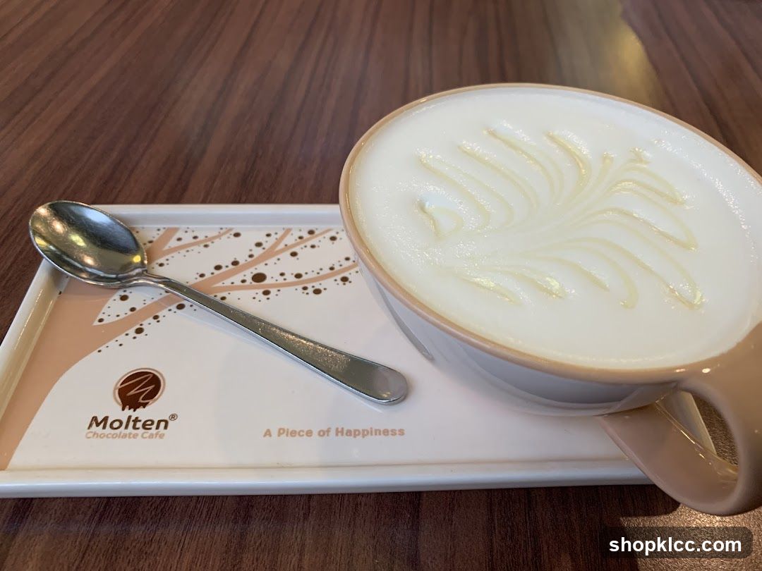 Latte Art Coffee at Molten Chocolate Cafe