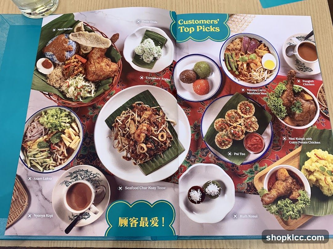 Food Menu Spread